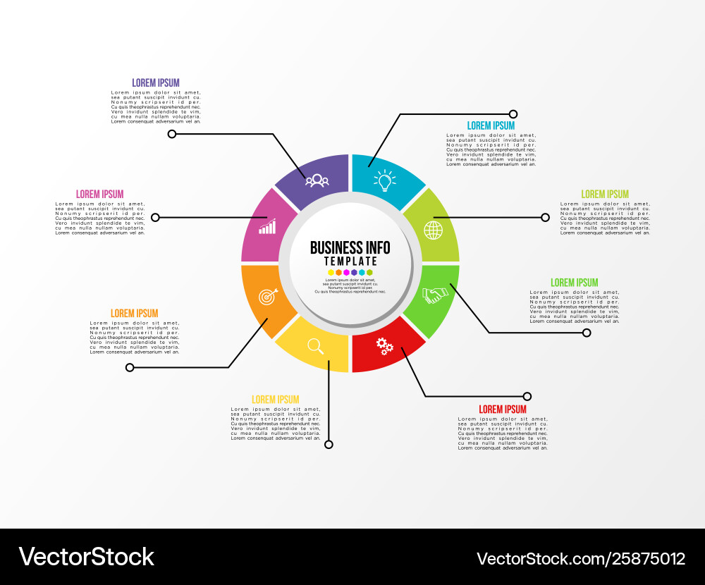 Infographic design template with options steps Vector Image