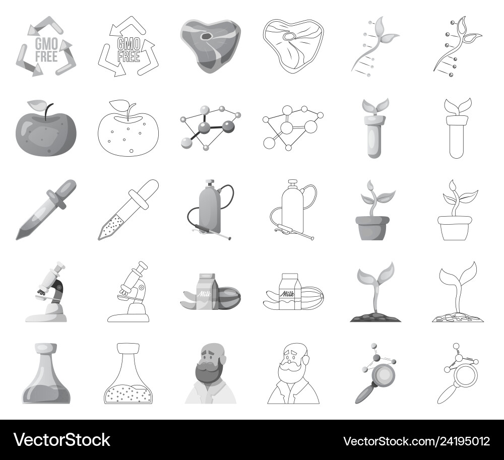 Isolated object of and symbol set Isolated object of and symbol set vector image