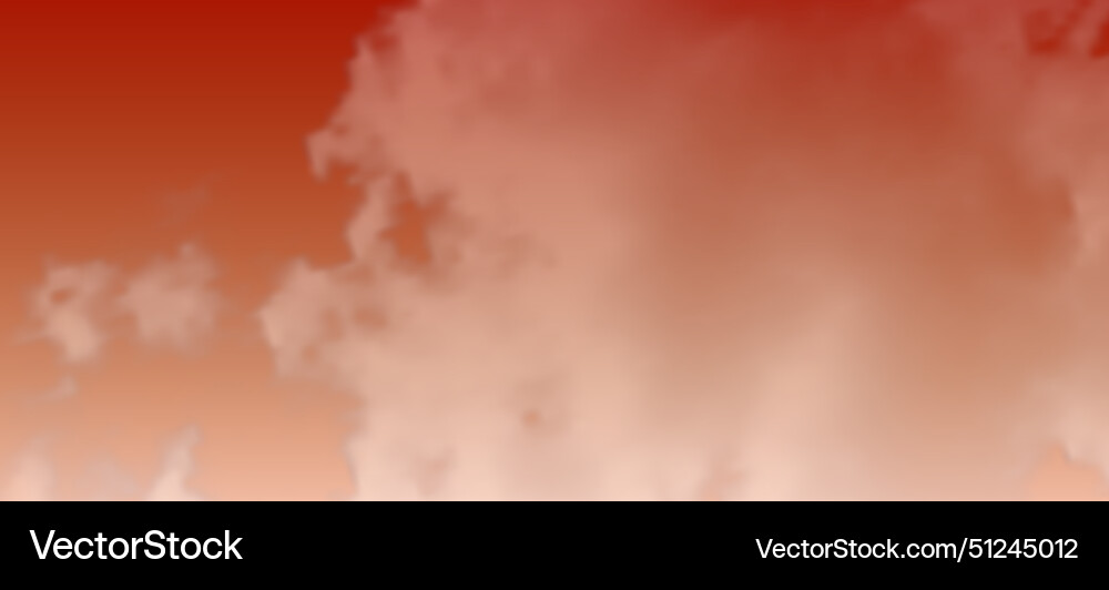 Modern colorful gradient background with clouds vector image