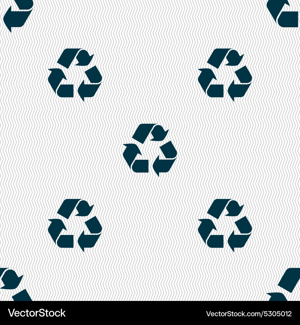 Processing icon sign seamless pattern vector image