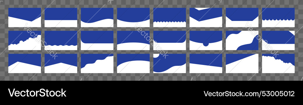 Separator header for web page design flat Separator header for web page design flat vector image