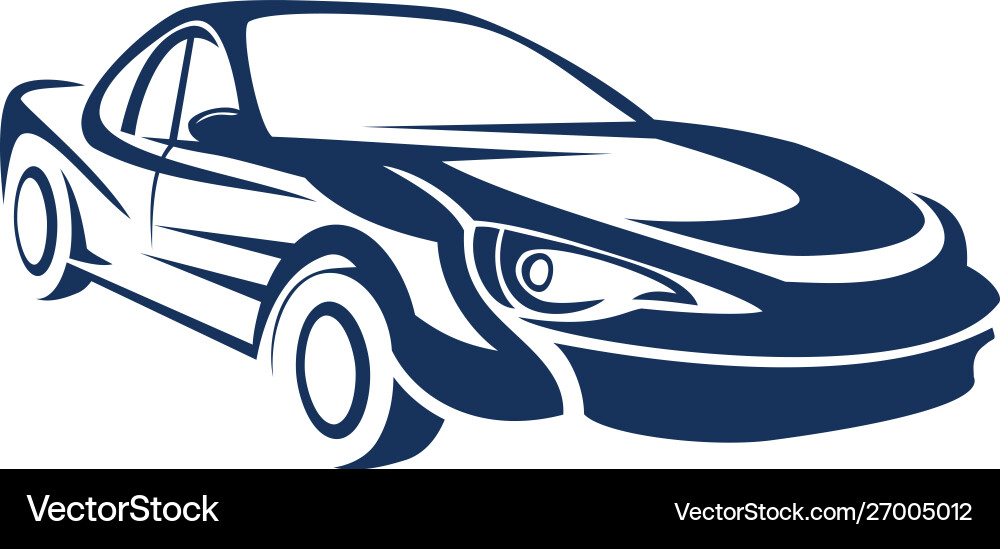 Sportwagen Design vektorbild