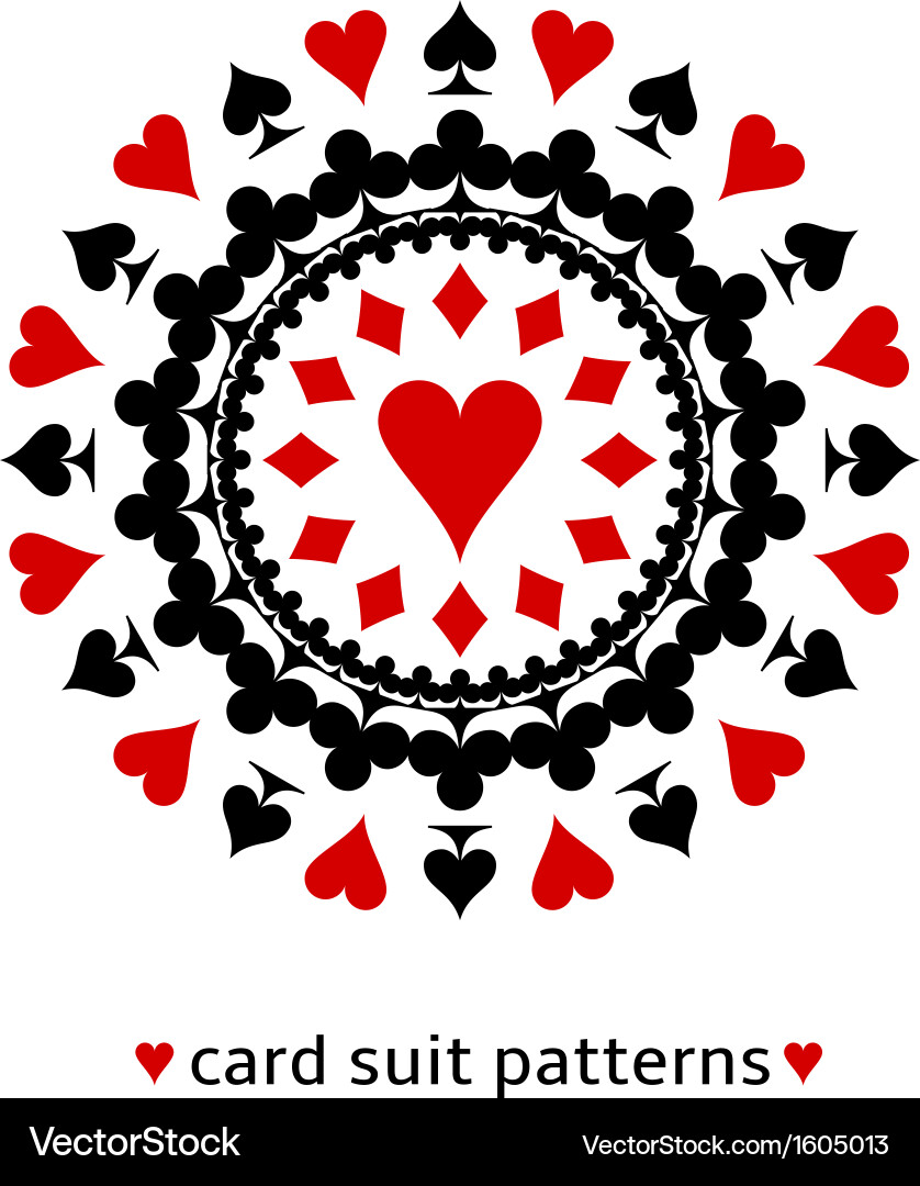 Heart Card Snowflake Pattern Vector Image