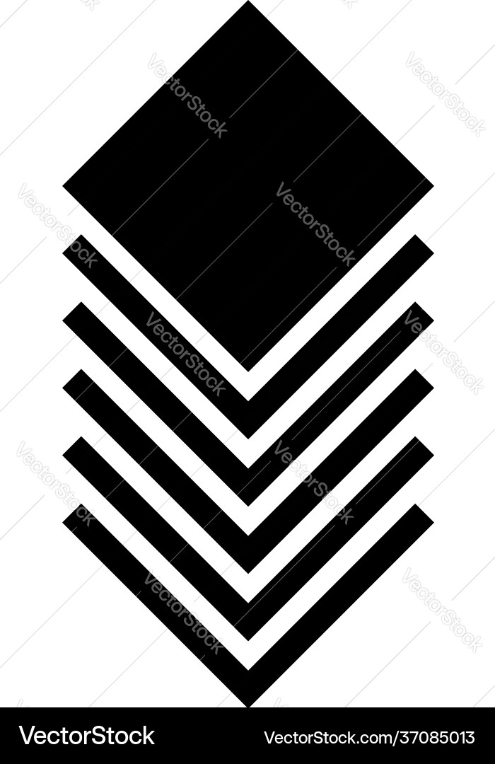 Multitier layered icon for computing or generic Multitier layered icon for computing or generic vector image