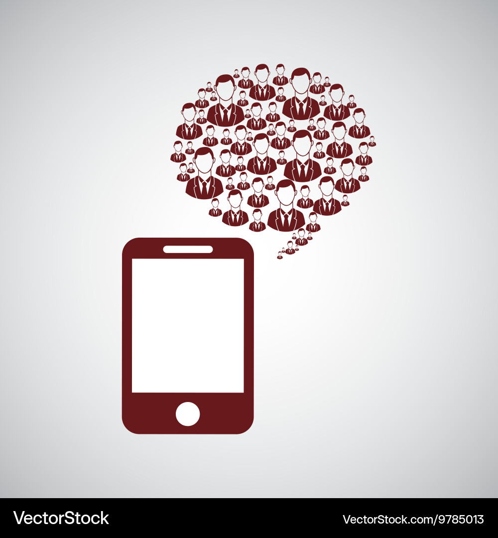 Technology app ecommerce Vector Image