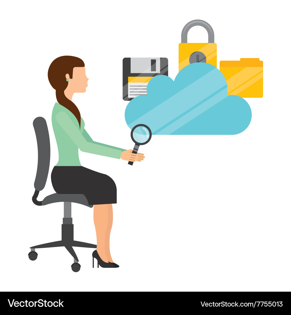 Web hosting design Vector Image