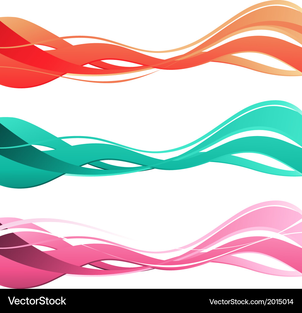 Abstract colorful background color wave vector image