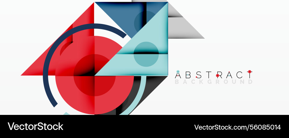 Abstract geometric composition with overlapping Abstract geometric composition with overlapping vector image