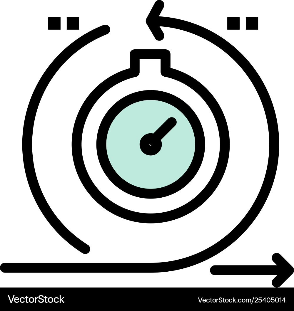 Agile cycle development fast iteration flat color Agile cycle development fast iteration flat color Vector Image