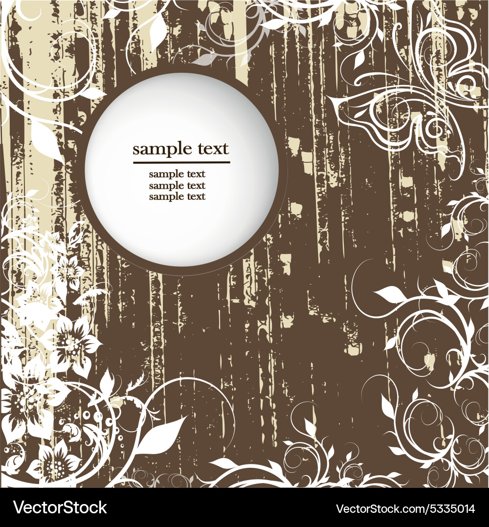 Frame pattern and place for text vector image