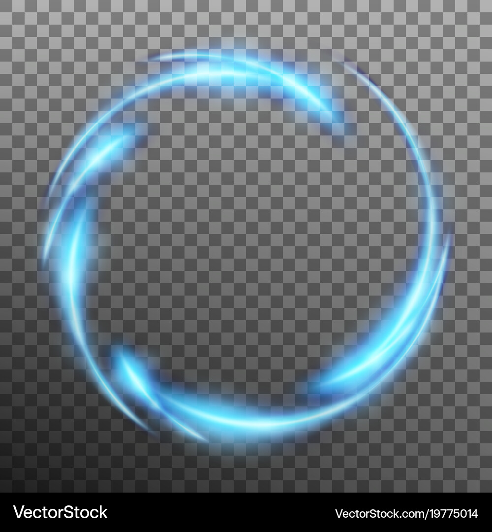 Light frame effect on transparent background eps vector image
