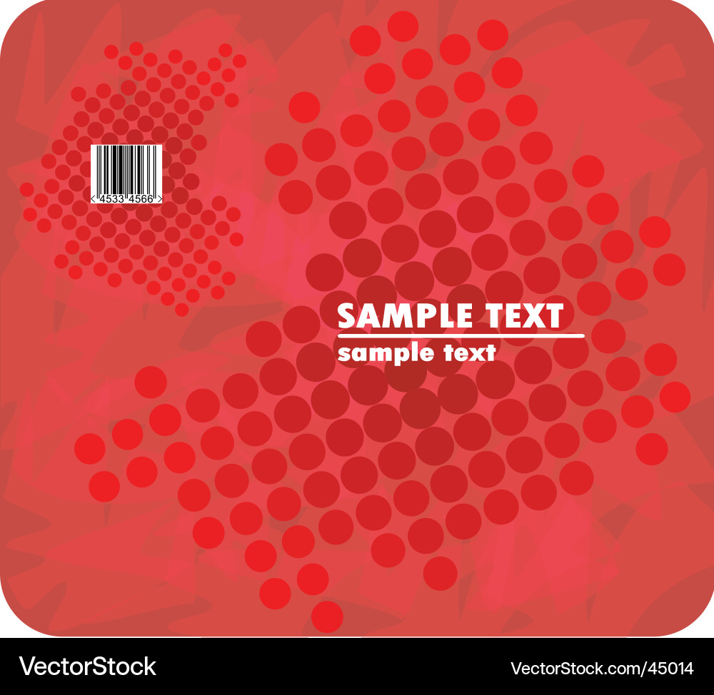 Red Halftone Pattern Vector Image