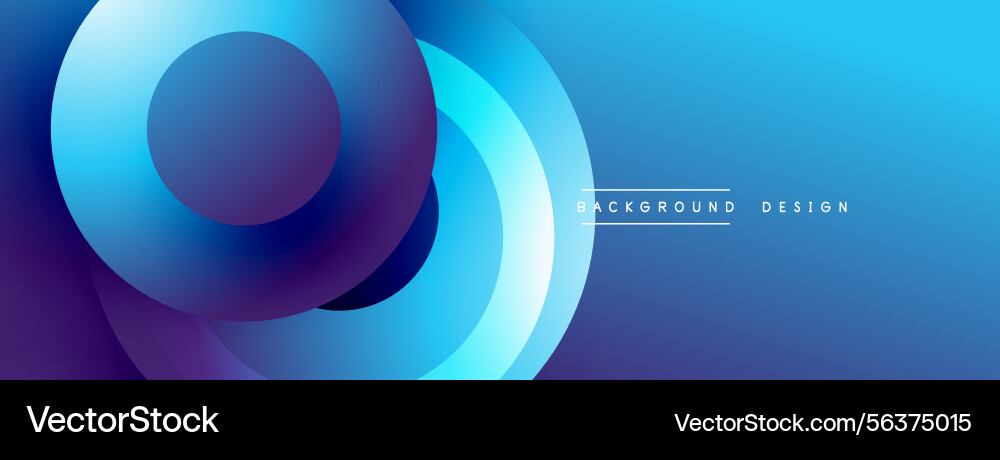 Abstract blue layers create dynamic circular Abstract blue layers create dynamic circular vector image