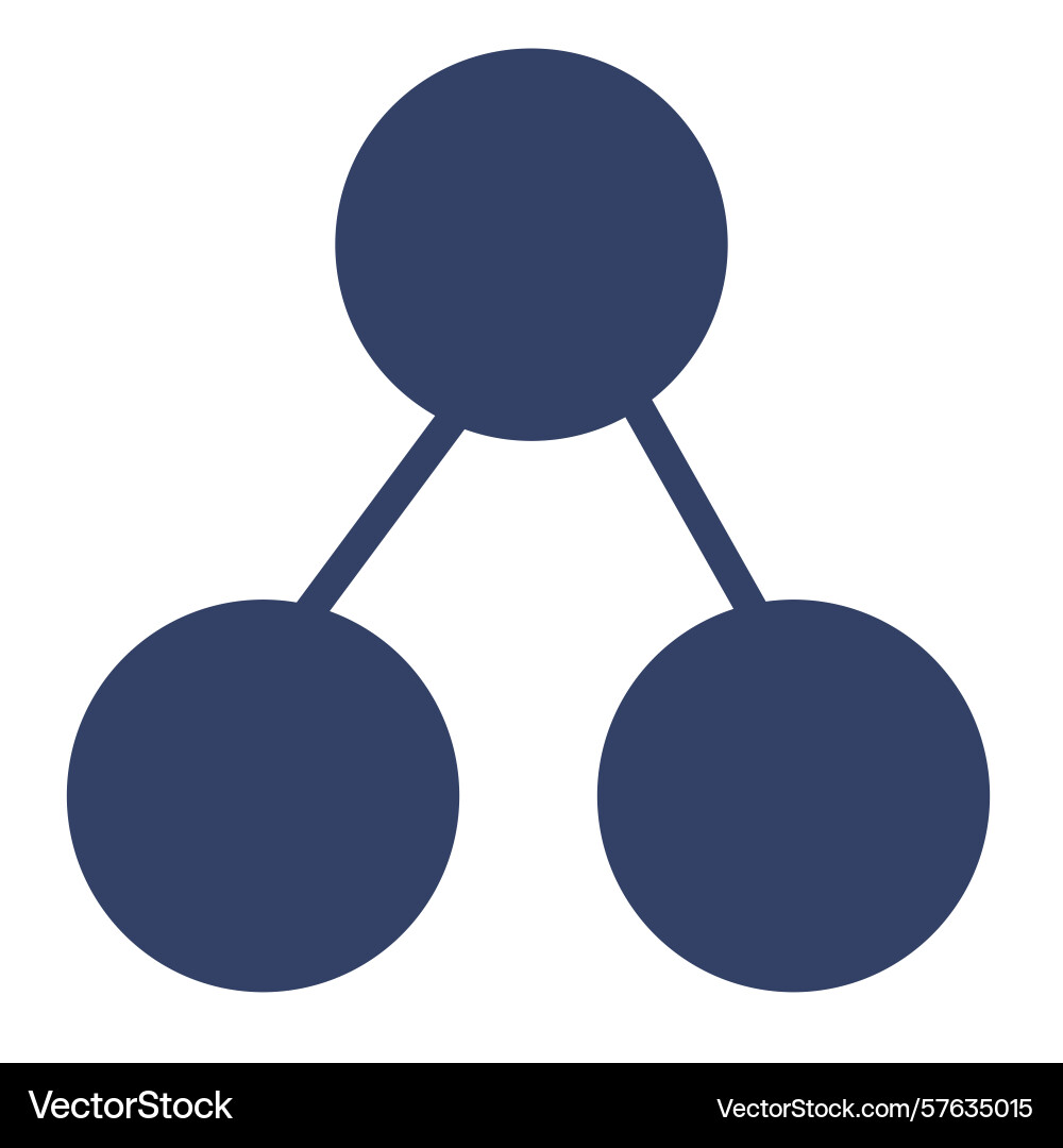 Abstract of a simple hierarchical structure Abstract of a simple hierarchical structure vector image