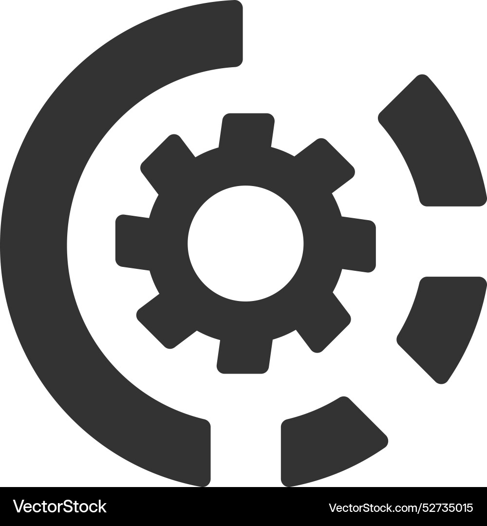 Configuration loading icon Vector Image