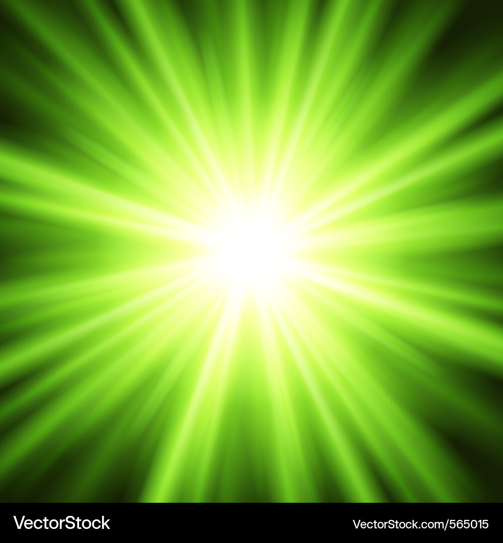 Dynamic Light Rays Vector Image