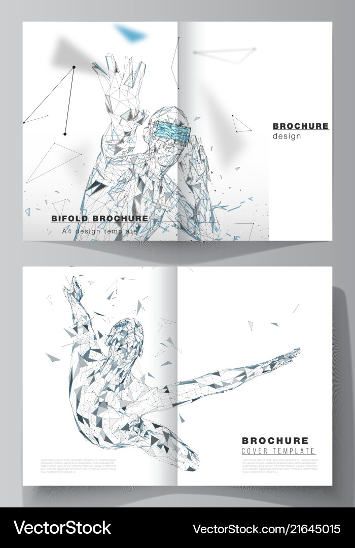 Layout von zwei a4 Format Abdeckung Mockups Layout von zwei a4 Format Abdeckung Mockups vektorbild