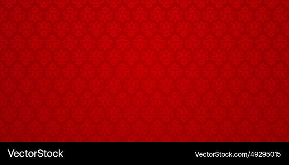 Red backgrounds with a seamlessly patterned Vector Image