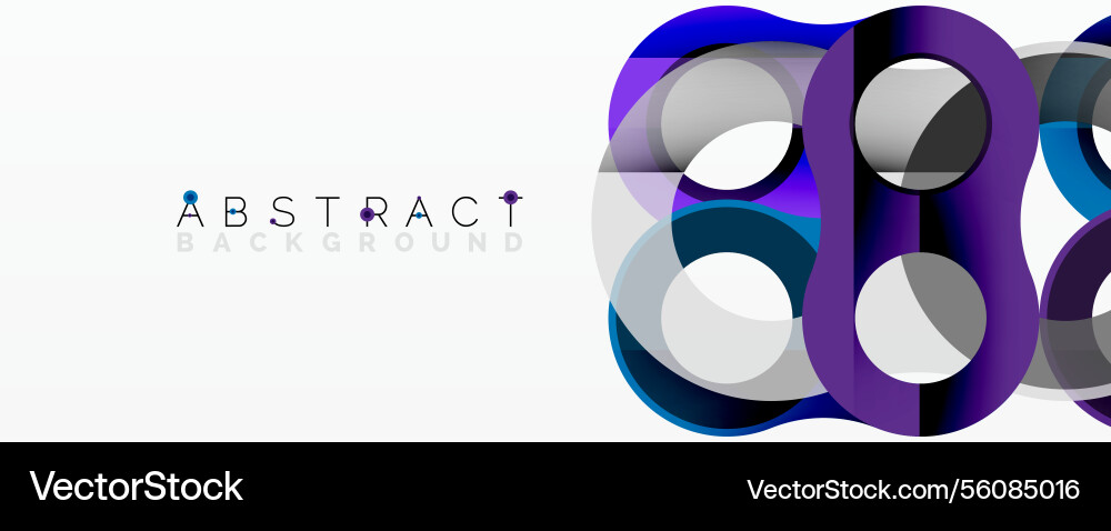 Abstract geometric pattern with interlocking Vector Image