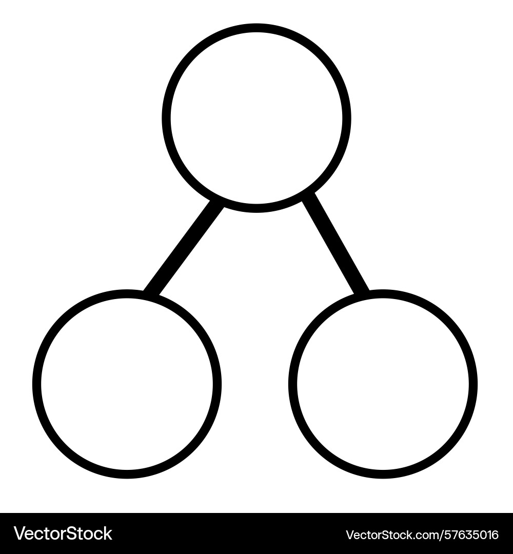 Abstract of a minimalist hierarchical structure Abstract of a minimalist hierarchical structure vector image
