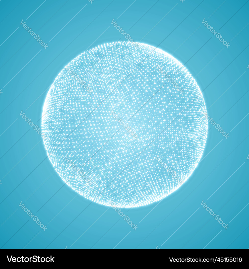 Abstract Point Sphere Network vector image