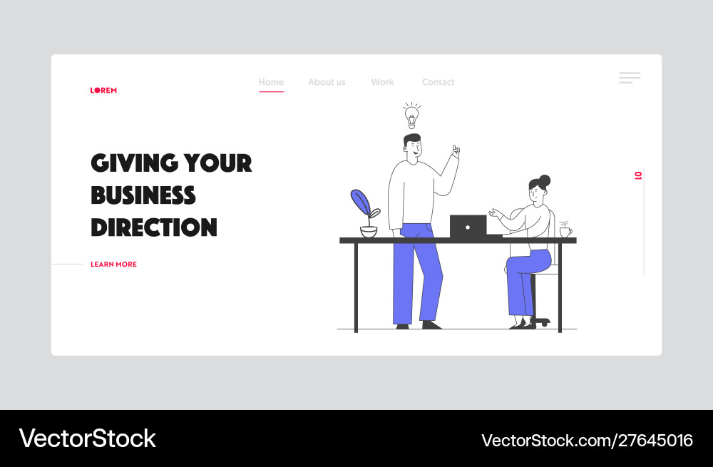 Brainstorming group solving problems planing Brainstorming group solving problems planing vector image