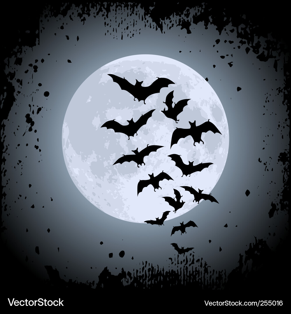 Halloween background vector image