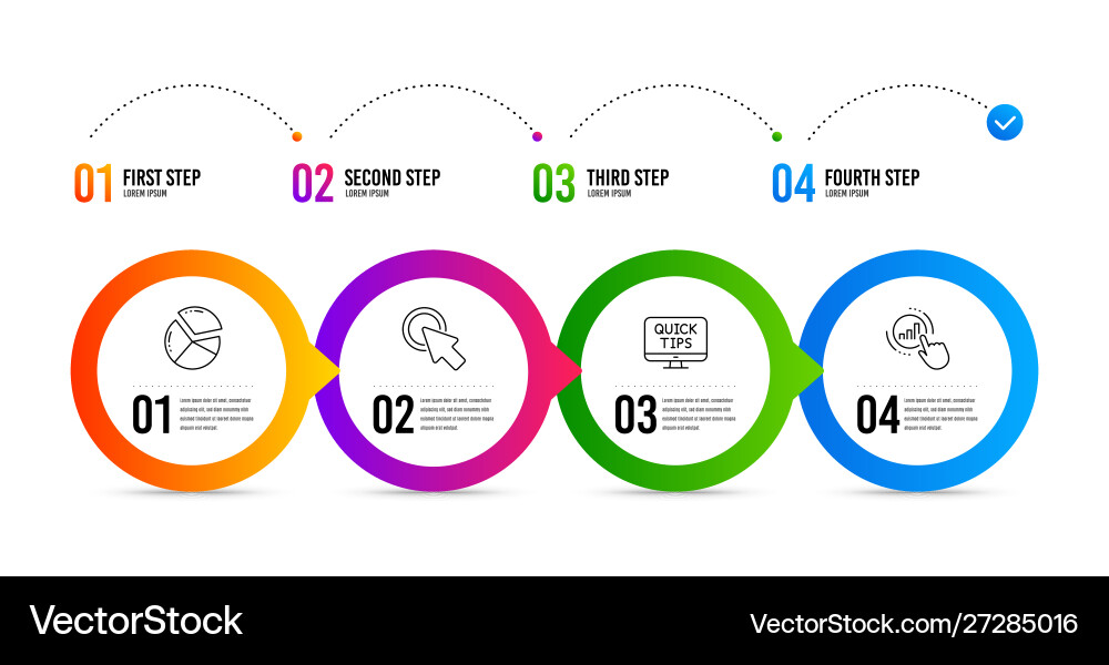 Klicken Sie hier Pie-Chart und Web-Tutorials-Symbole Set Klicken Sie hier Pie-Chart und Web-Tutorials-Symbole Set vektorbild