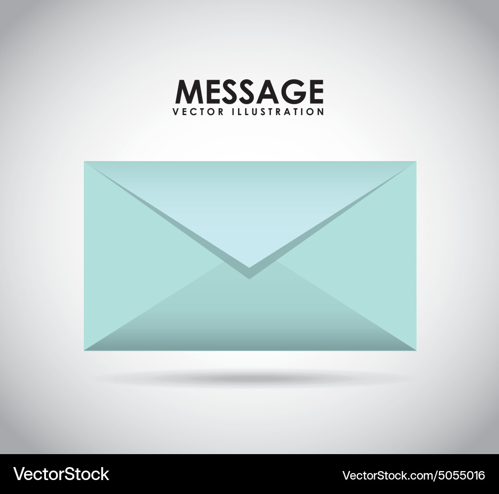 Message concept Vector Image