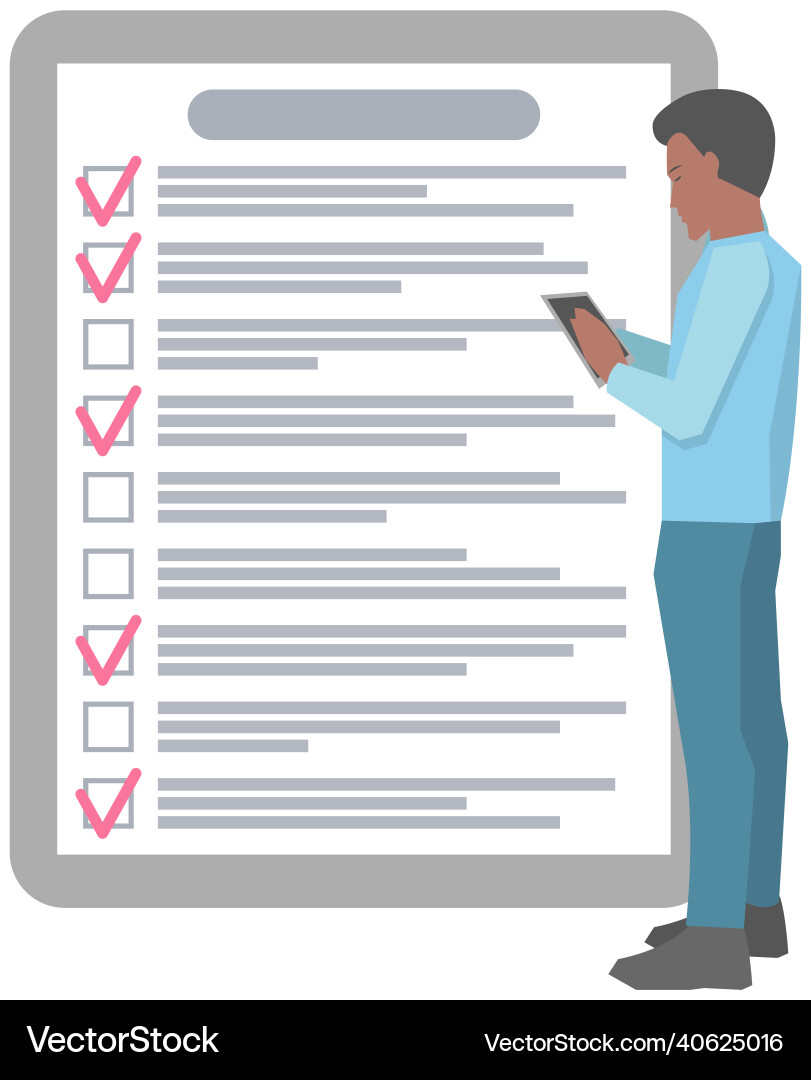 Month scheduling to do list time management Vector Image