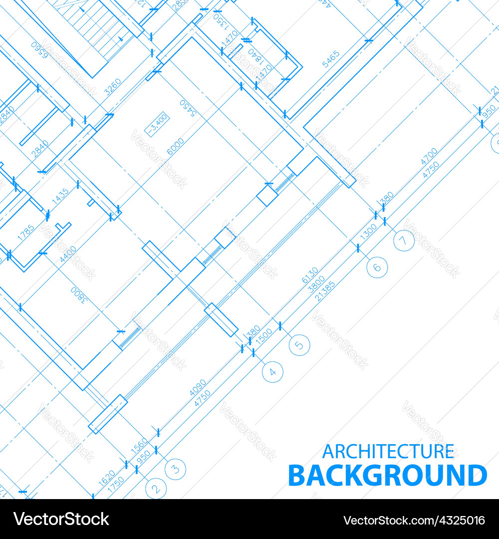 New architecture model vector image