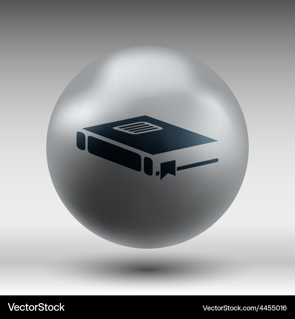 Web button flat design with shadow vector image