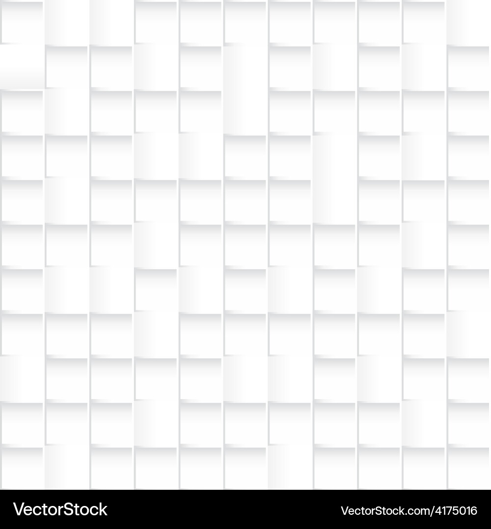 White Square Pattern Seamless Texture vector image