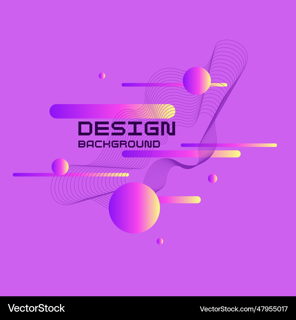 Abstract background with simple elements an image Vector Image