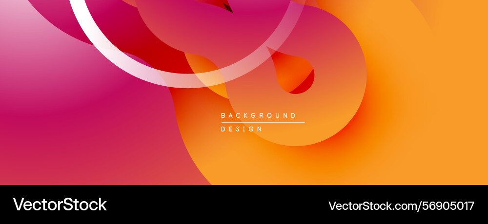 Abstract gradients create dynamic flow warm vector image