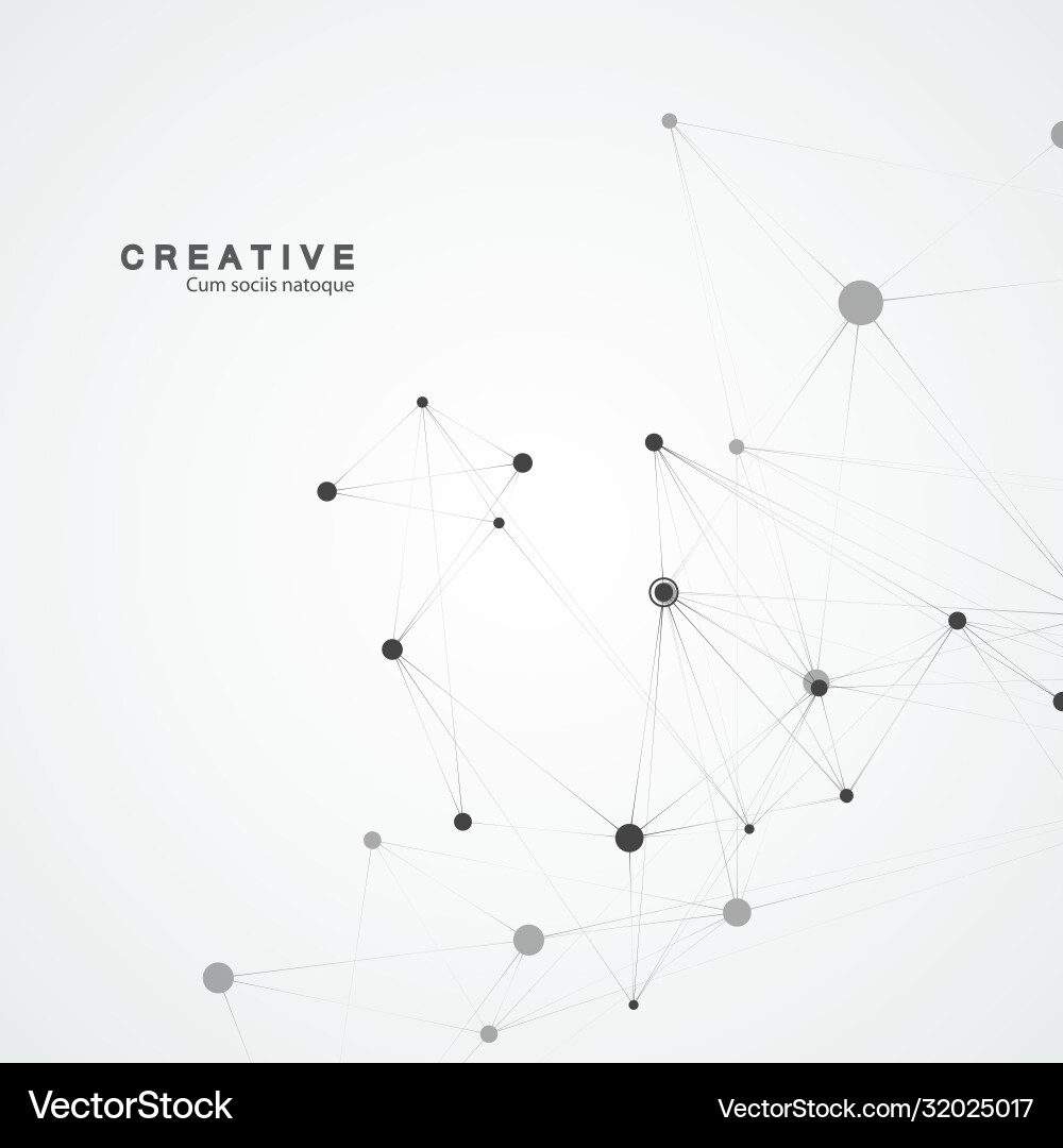 Abstract polygonal background with connecting dots Abstract polygonal background with connecting dots vector image