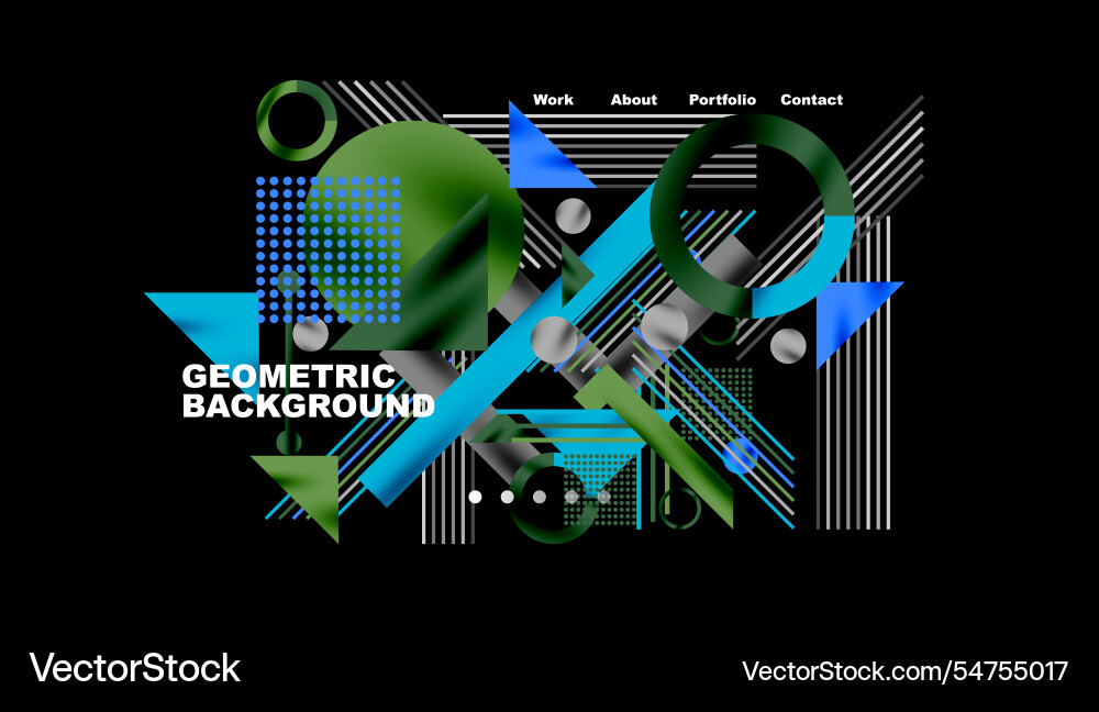 Geometric background showcasing sharp lines Geometric background showcasing sharp lines Vector Image