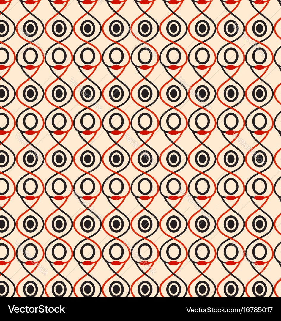 Linear pattern geometry Vector Image