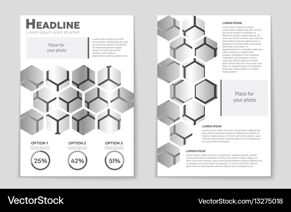Abstract layout background set for art vector image