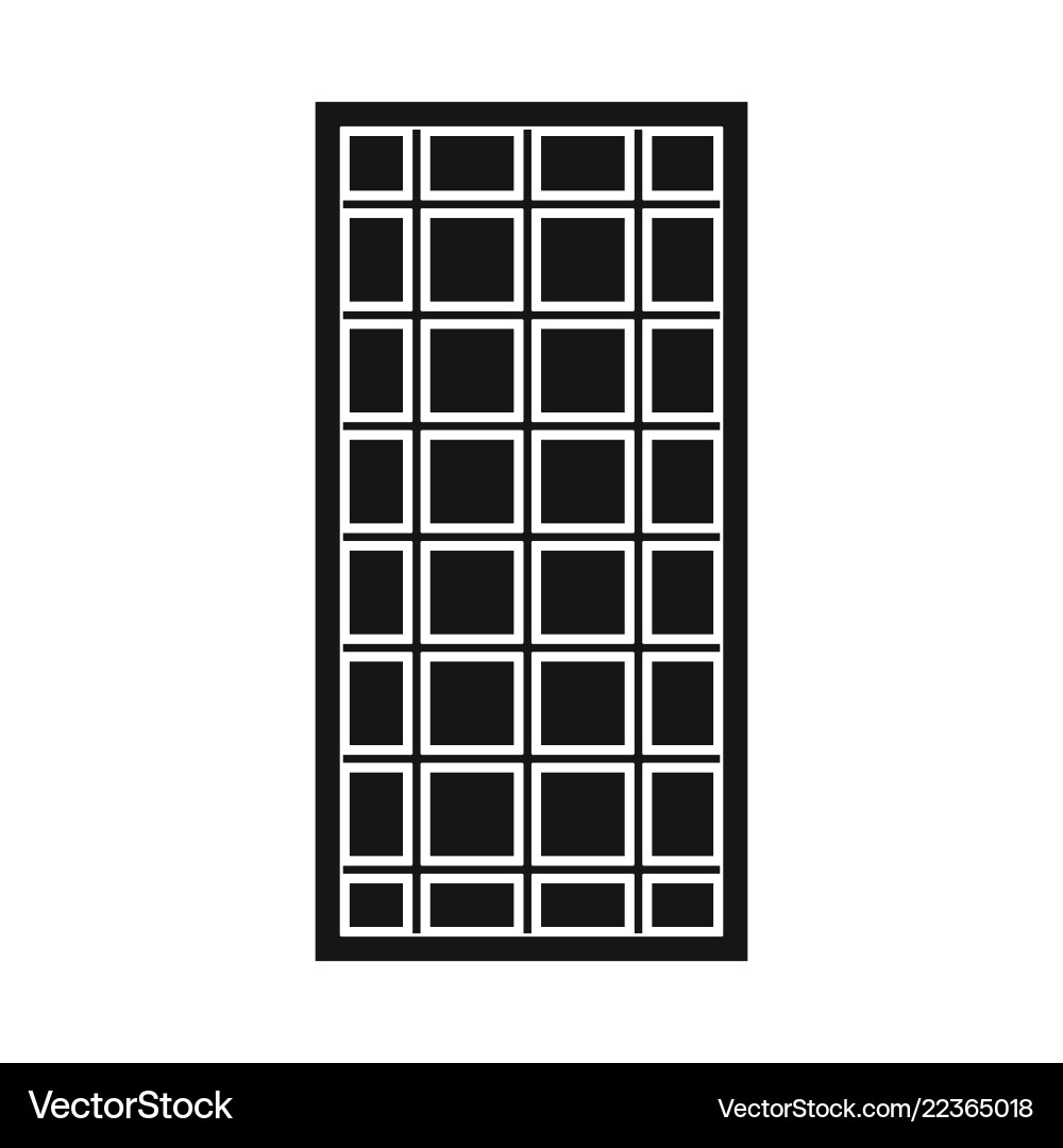 Design of door and front icon collection Vector Image