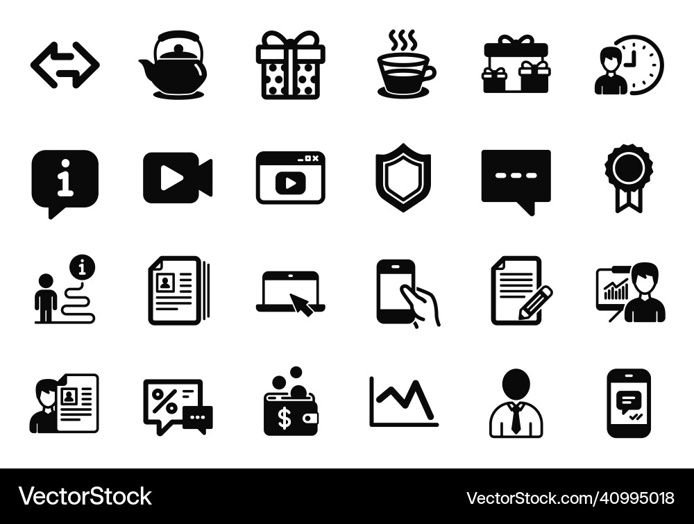 Set of simple icons related to message Set of simple icons related to message vector image