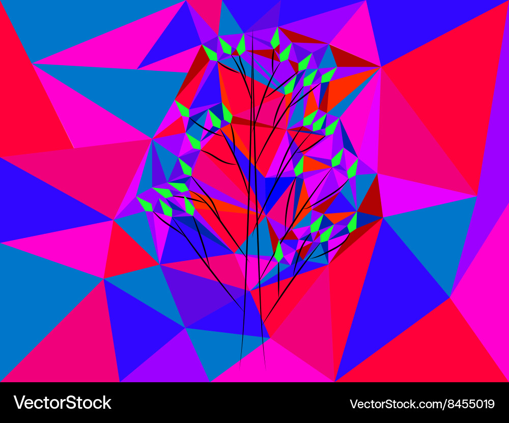 Pattern - tree vector image