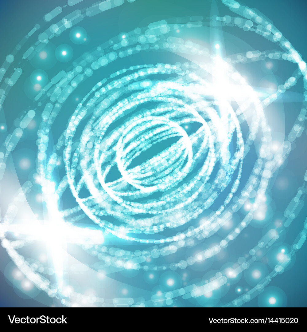 Abstract exploding sphere glowing points and dots Abstract exploding sphere glowing points and dots vector image