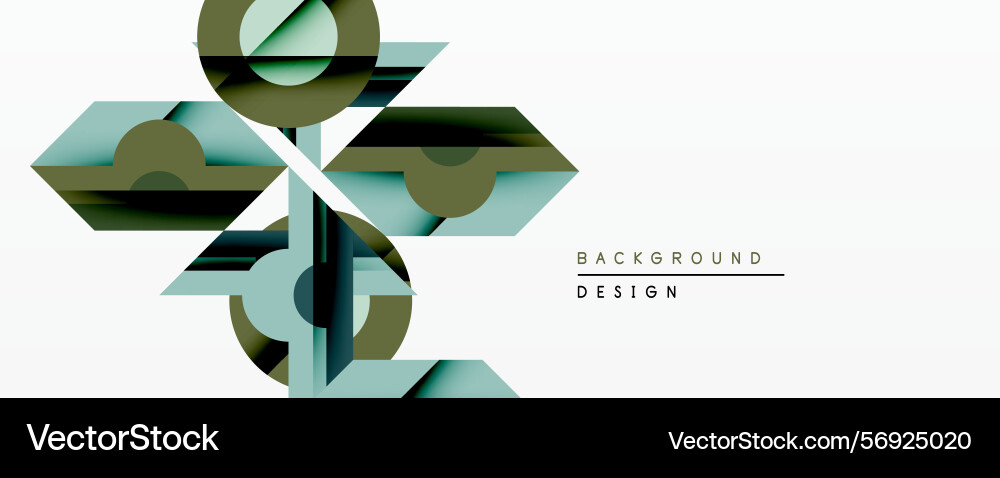 Abstract geometric design features overlapping Abstract geometric design features overlapping Vector Image
