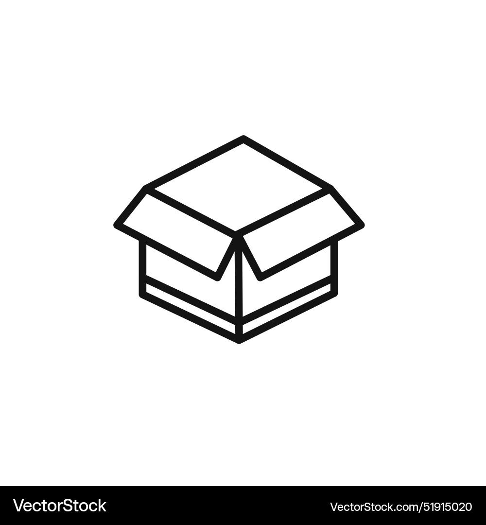 Box icon set collection for web Box icon set collection for web vector image