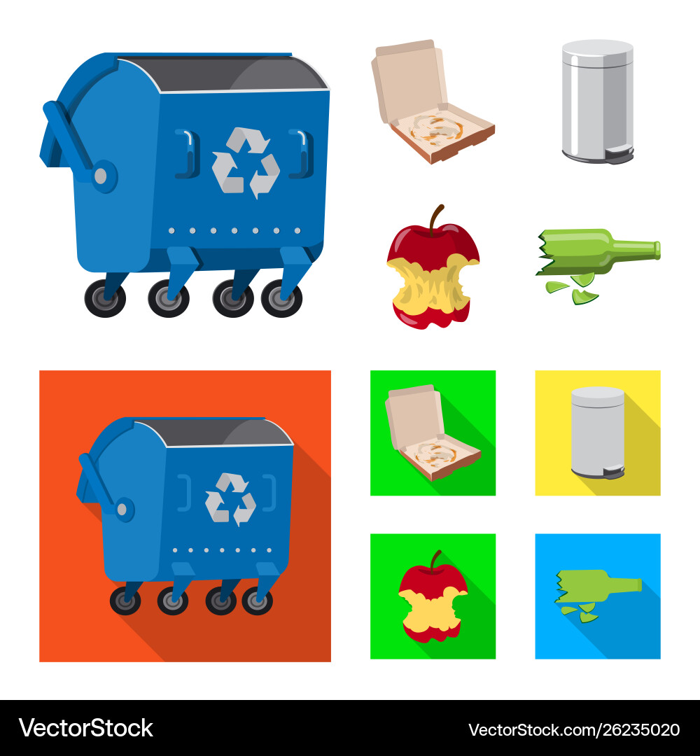 Dump and sort symbol set Dump and sort symbol set vector image