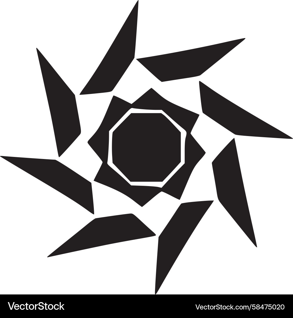 Dynamic Starburst Pattern Vector Image