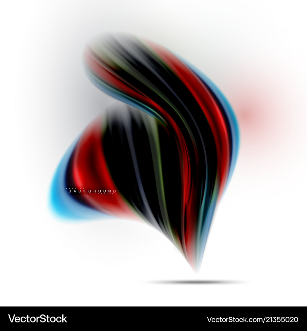 Fluid Color Mixing Abstract Background Vector Image