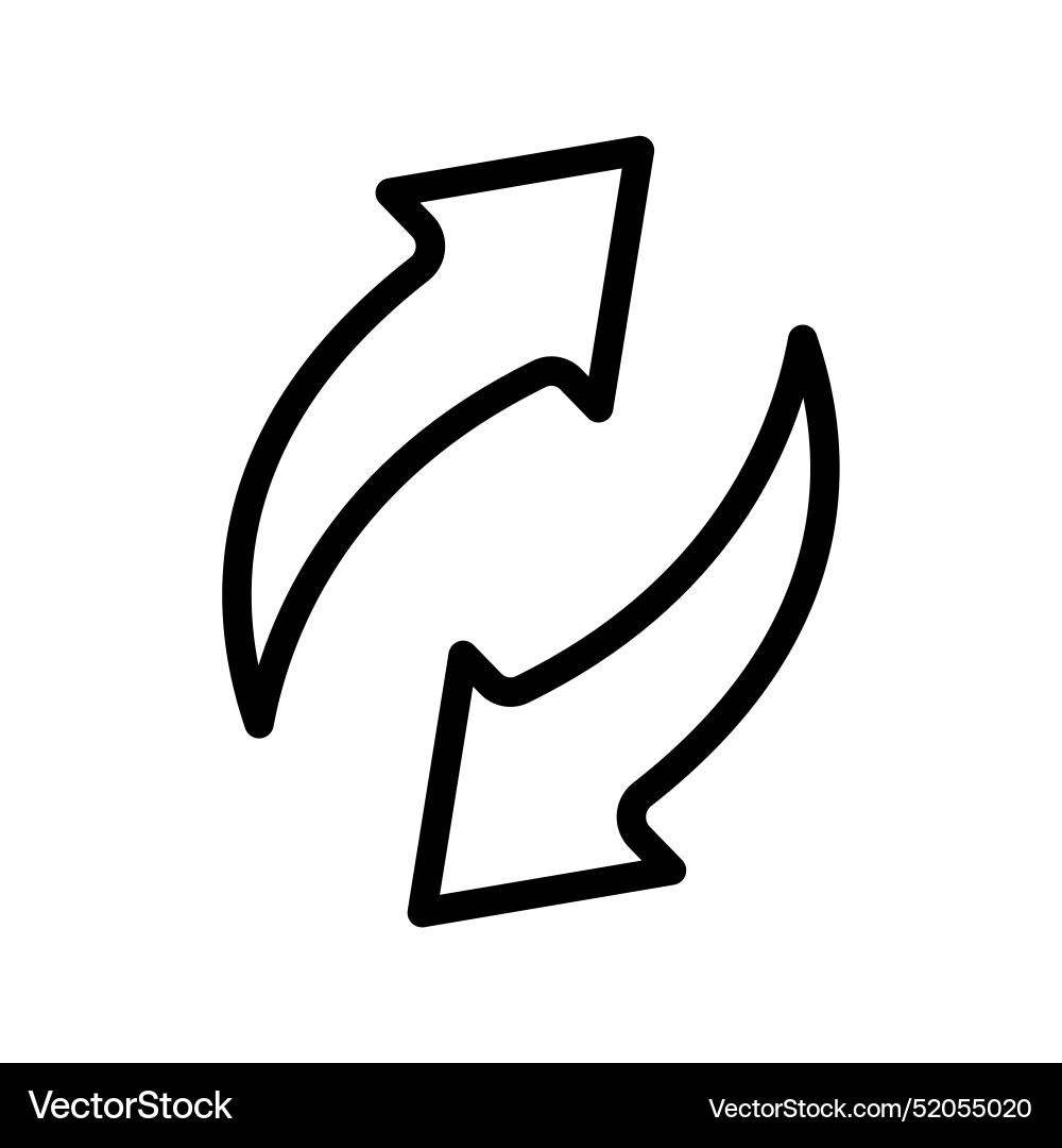 Refresh-Symbol für Web-Schnittstellen Software-Updates Refresh-Symbol für Web-Schnittstellen Software-Updates Vektorbild
