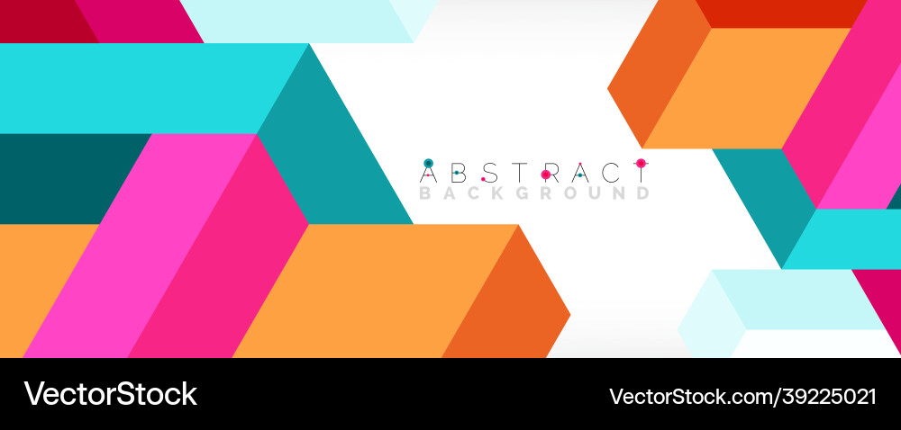 Abstract background 3d cubes cubic elements Abstract background 3d cubes cubic elements vector image